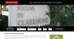 Desktop Screenshot of claremont-lodge.com